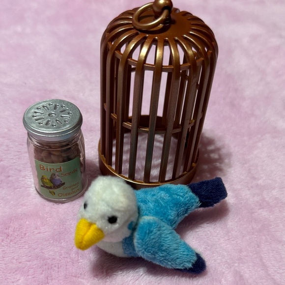 Our Generation Other - Our Generation brand | Toy Bird Cage and Seed Jar | bottom of cage not included